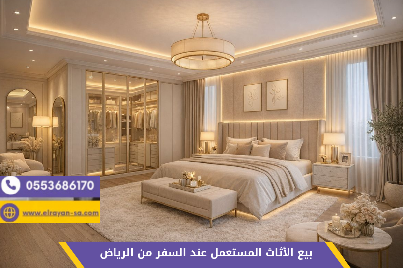 نقل مجاني ضمن خدمة بيع الأثاث المستعمل عند السفر من الرياض