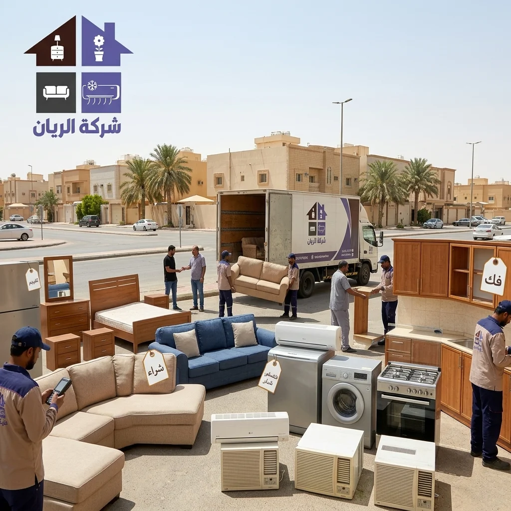 تفاصيل خدمة شراء اثاث مستعمل في حي الرمال بالرياض