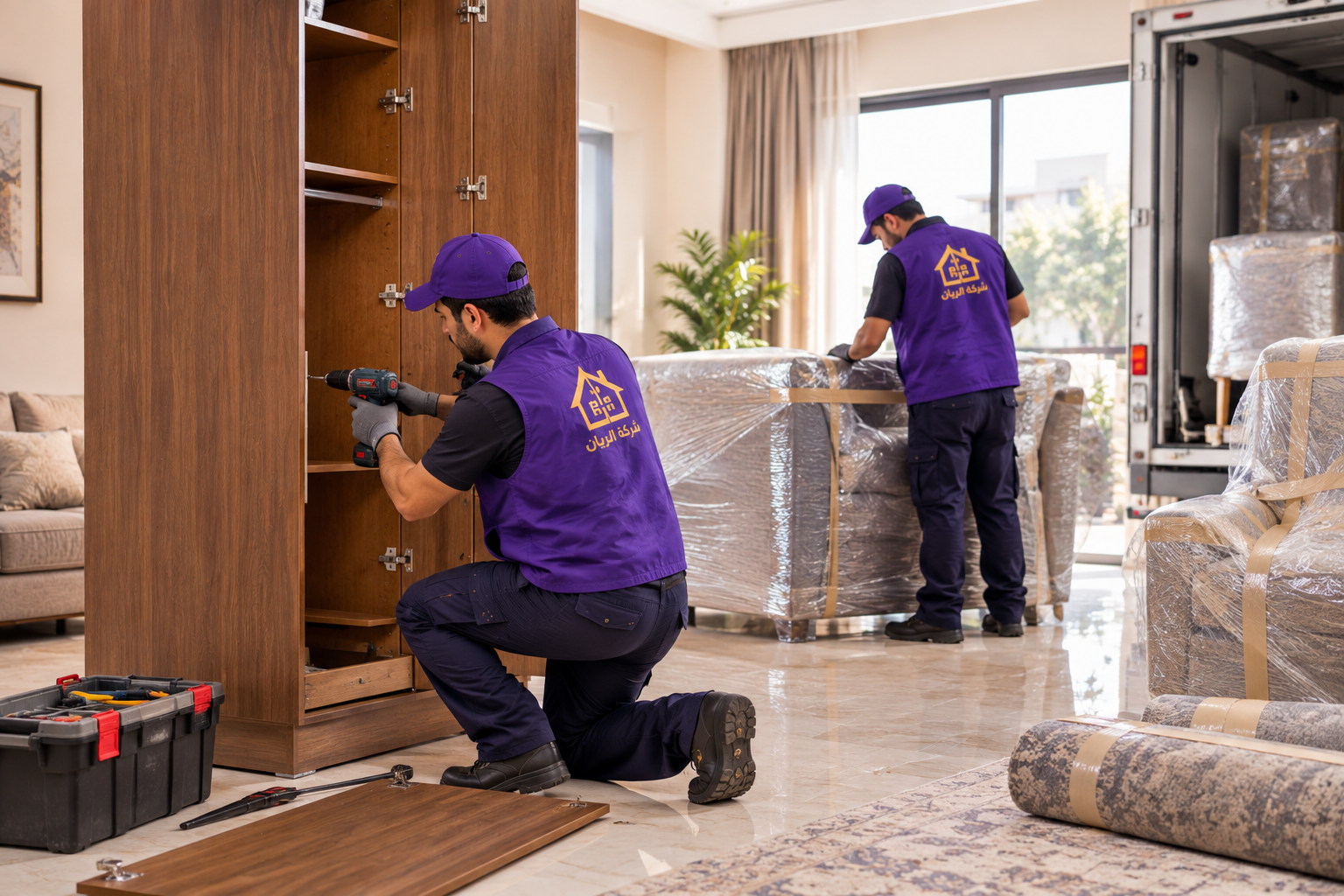 شركة الريان للأثاث المستعمل شراء اثاث مستعمل شمال الرياض فك قطع أثاث مستعمل وتجهيزها للنقل من منزل العميل بعد الاتفاق