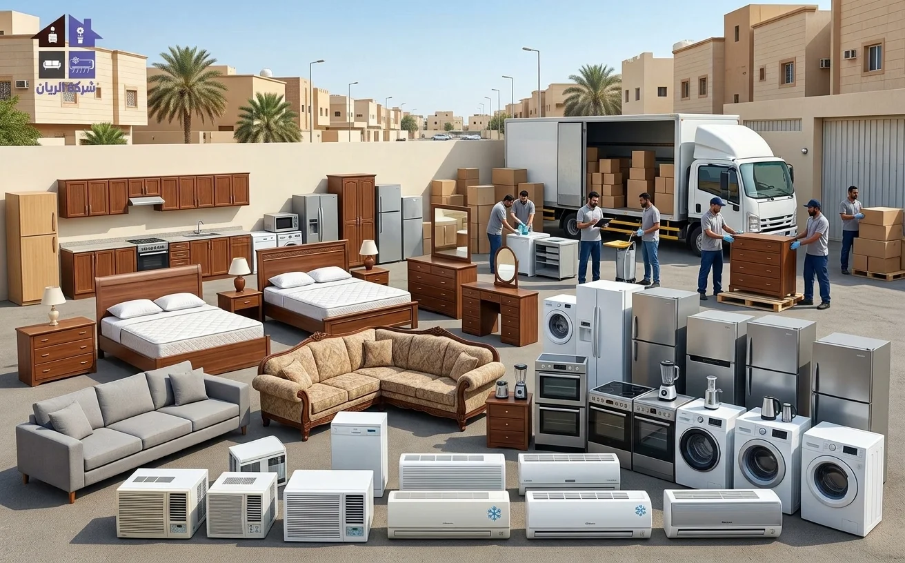 شركة الريان للأثاث المستعمل شراء أثاث مستعمل حي الصحافة بالرياض أثاث مستعمل نظيف جاهز للبيع لشركة الريان في حي الصحافة بالرياض